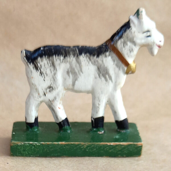 Goat Black/White (TY-013) 1950s Rossweiner Flachfigur - Image 2