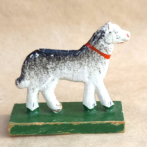 Dog Black/White (TY-015) 1950s Rossweiner Flachfigur - Image 2