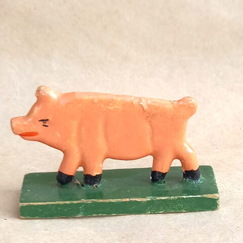 Pig Pink (TY-017) 1950s Rossweiner Flachfigur