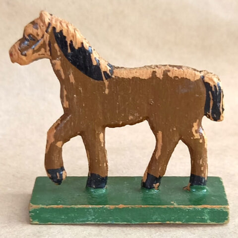 Horse Brown (TY-018) 1950s Rossweiner Flachfigur