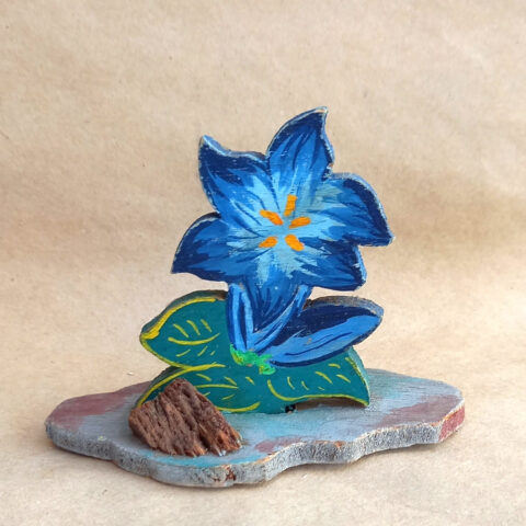 Enzian (Gentian) Blue (TY-020) Flachfigur (Flat Figurine)
