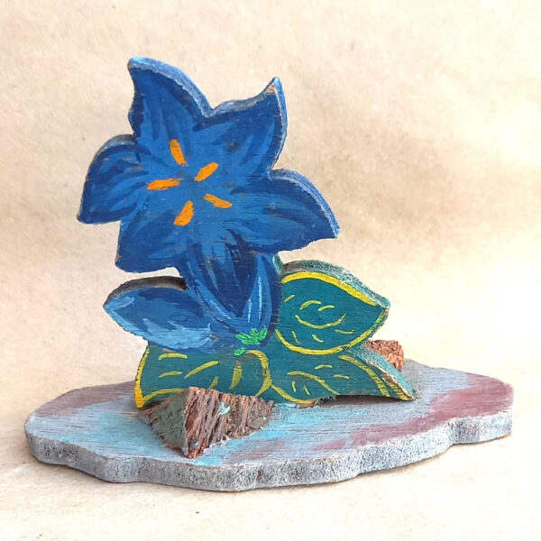 Enzian (Gentian) Blue (TY-020) Flachfigur (Flat Figurine) - Image 2