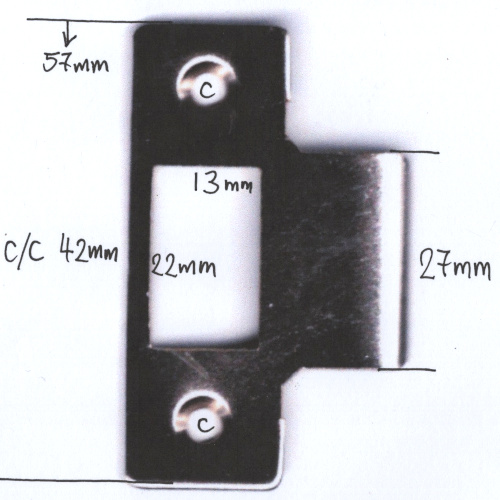 73mm backset Legge nickel plated mortice door latch for internal wooden doors
