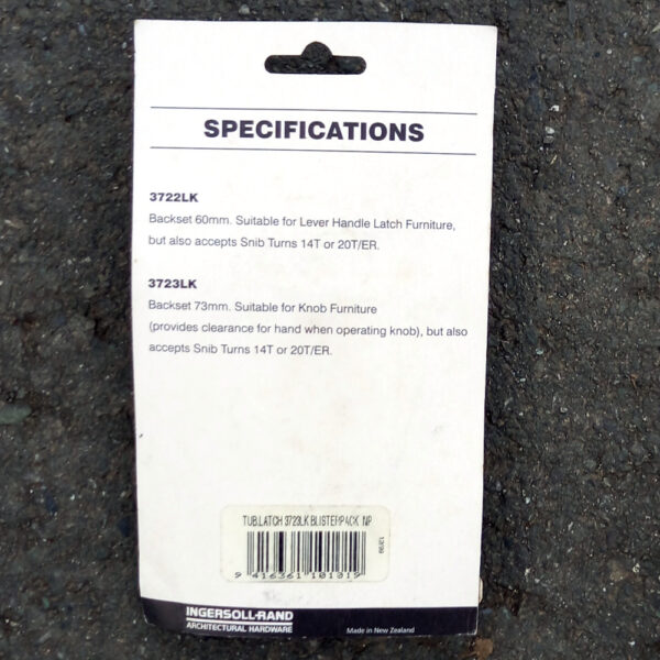 73mm Backset Legge Nickel Plate Mortice Door Latch (ANTR-001) - Image 3