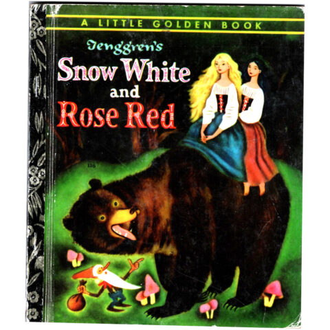 1973 Snow White and Rose Red by Gustaf Tenggren A Little Golden Book (BK-054)