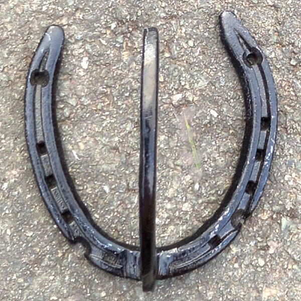 Willow Bank Wall Mount Horse Shoe Hook Black (MISC-001) - Image 2