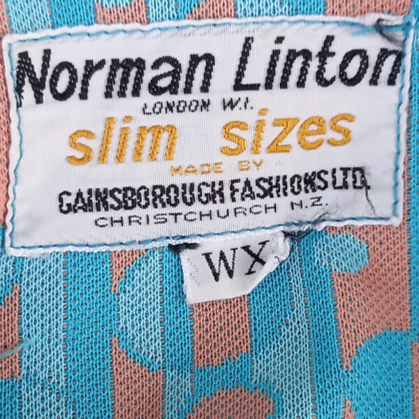 Vintage Norman Coat Dress Polyester Knit size XL (VC-004) - Image 3