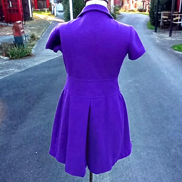 Vintage Butte Knit Purple Dress with Chains size 14 (VC-015) - Image 3