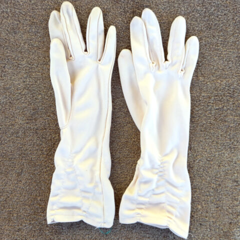 Vintage Simplex Gloves Light Cream size 6 1/2 (VC-024)