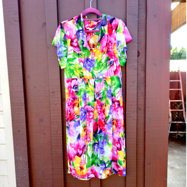 Carly Harris Floral Dress size S (VC-043)