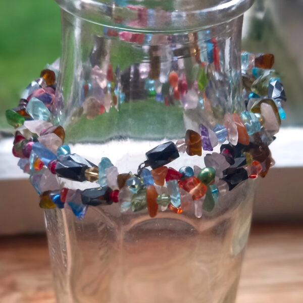 Necklace with Semi Precious Gemstones and Multi Magnets (VCAJ-021) - Image 3