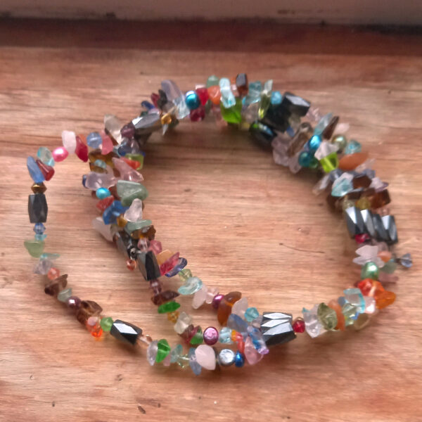 Necklace with Semi Precious Gemstones and Multi Magnets (VCAJ-021) - Image 4