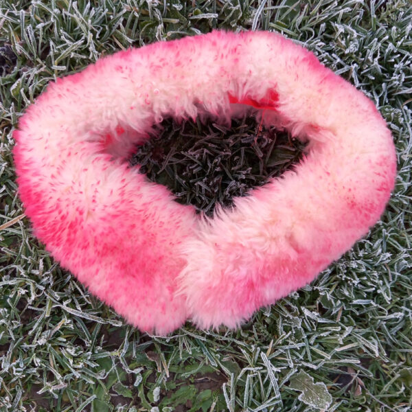1960s Pink Faux Fur Collar (VCAM-001)