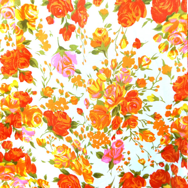 Vintage Floral Sleeveless Dress size S (VCD-005) - Image 6