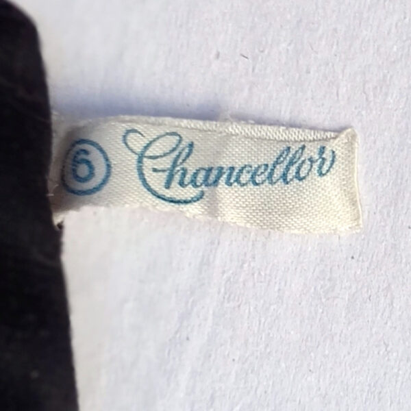 Vintage Gloves Black size 6 by Chancellor (VINA-007) - Image 2