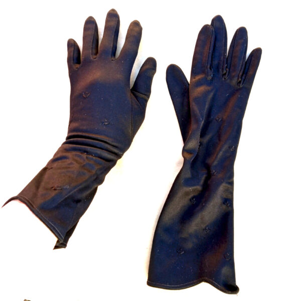 Vintage Gloves Black size 6 by Chancellor (VINA-007)