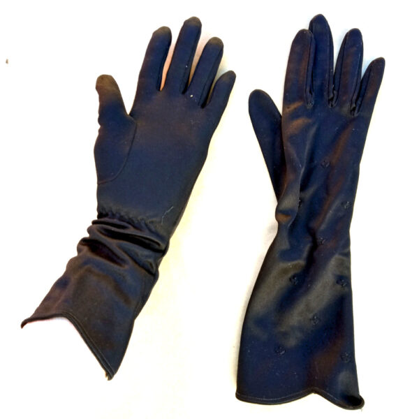 Vintage Gloves Black size 6 by Chancellor (VINA-007) - Image 5