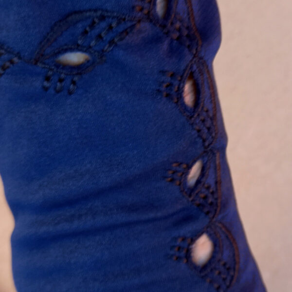 Vintage Gloves Dark Blue size 7 1/2 by Dents (VINA-008) - Image 5