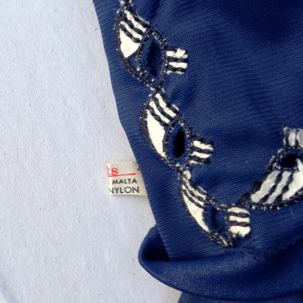 Vintage Gloves Dark Blue size 7 1/2 by Dents (VINA-008) - Image 7