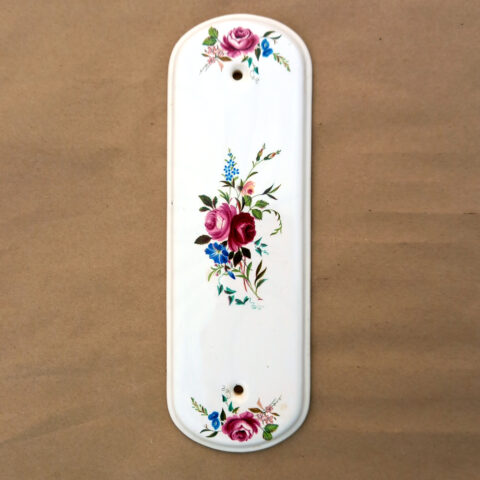 Retro Crown Lynn MILLEFLEURS Door Push-Plate (ANTR-005)
