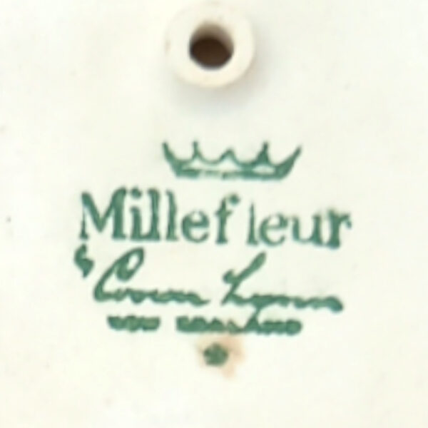 Retro Crown Lynn MILLEFLEURS Door Push-Plate (ANTR-005) - Image 2