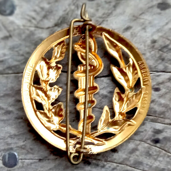 Vintage French Army Beret Badge SSA (ARMY-007) - Image 2