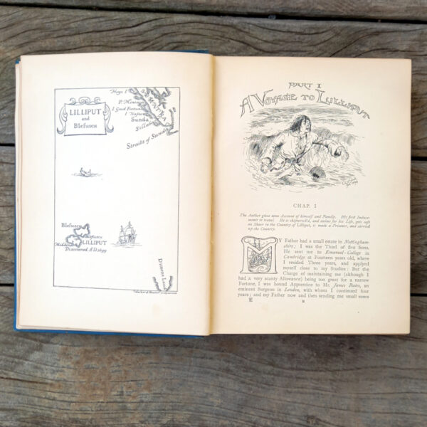 Gulliver's Travels by Jonathan Swift printed 1923 (BKCH-009) - Image 2
