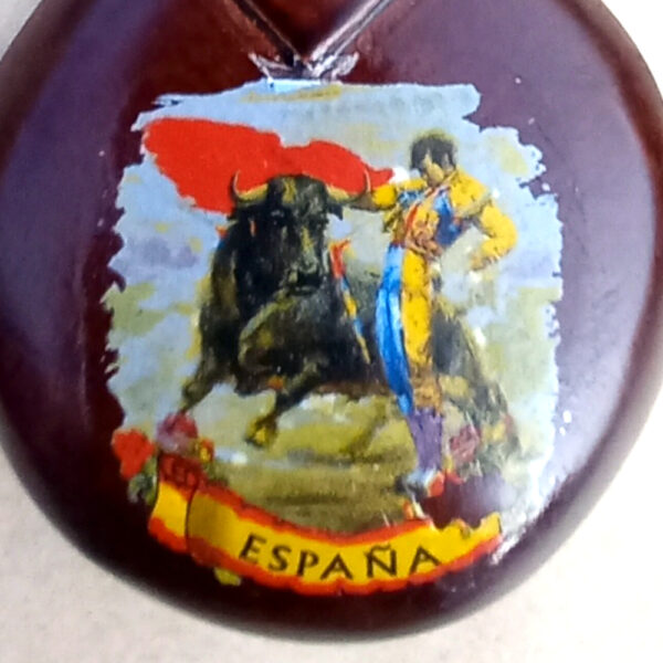 Vintage Genuine Spanish Flamenco Dance Castanets Pair (REC-017) - Image 3