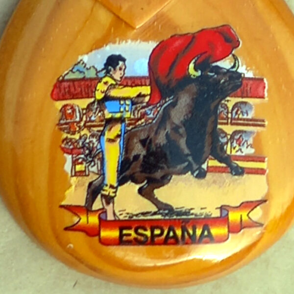 Vintage Genuine Spanish Flamenco Dance Castanets Pair (REC-018) - Image 3