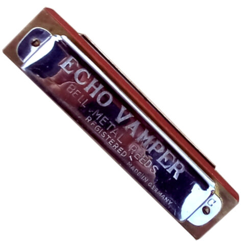Harmonica Hohner Echo Vamper Bell Metal Reeds Key of C (REC-019)