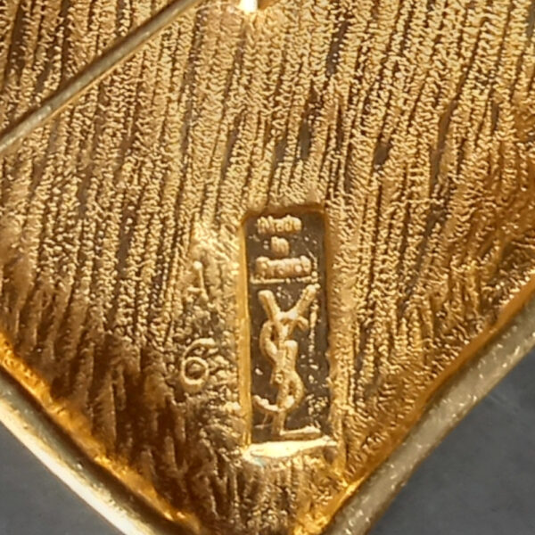Vintage Yves St Laurent Heart Brooch and Pendant (VCAJ-040) - Image 2