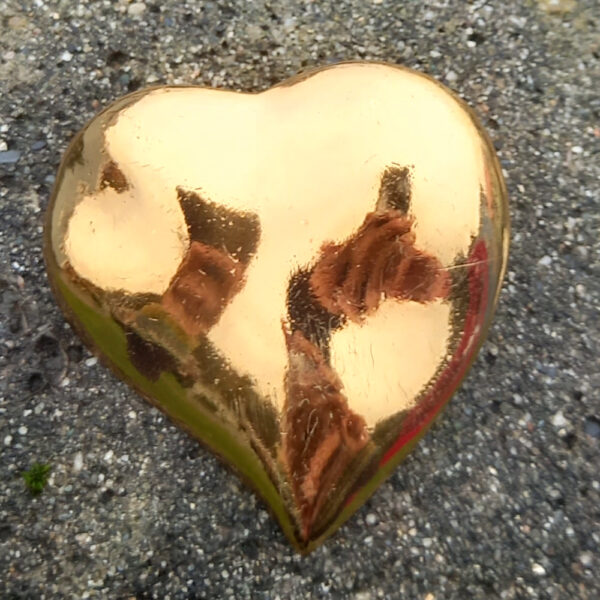 Vintage Yves St Laurent Heart Brooch and Pendant (VCAJ-040) - Image 4