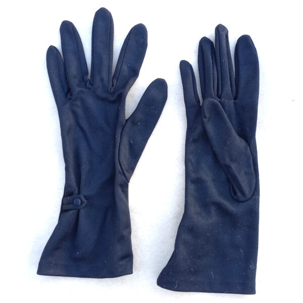 Vintage Gloves Black size 7 1/2 by Chancellor (VINA-010) - Image 2