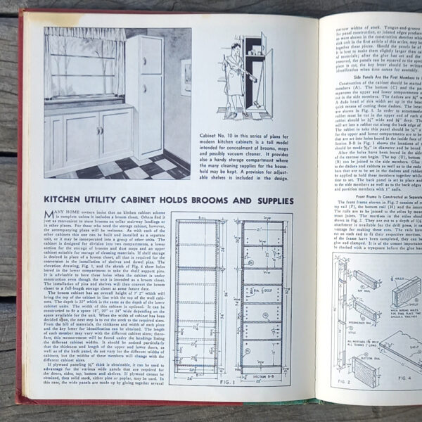 1948 How to Build Modern Kitchen Cabinets by Milton Gunerman (BKI-004 BKM-009) - Image 3