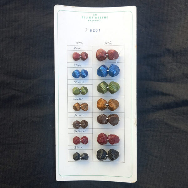 Salesman Sample Card Elliot Greene Beads (BUT-021)