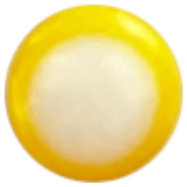 9mm Vintage Costumakers Buttons White/Yellow On Card x5 (BUT-022) - Image 2