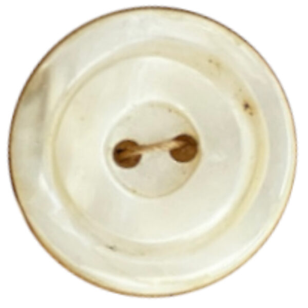 19mm Vintage K Quality  Buttons Mother-Of-Pearl on Card x4 (BUT-029) - Image 2