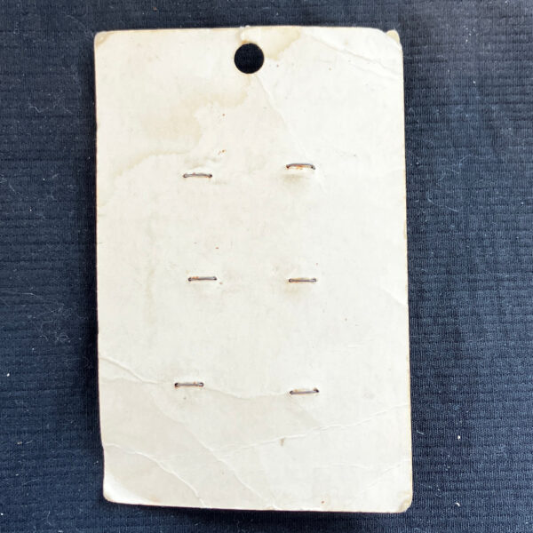 18mm Vintage BW Fashion-Nite Buttons Brown x6 On Card (BUT-035) - Image 4