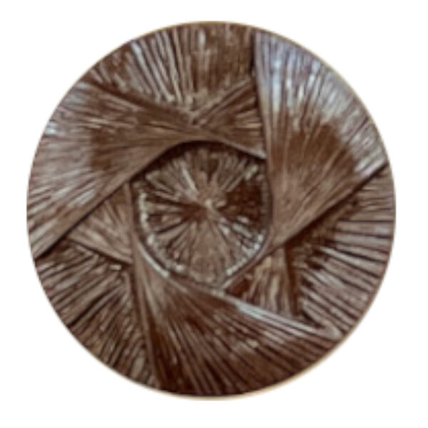 18mm Vintage BW Fashion-Nite Buttons Brown x6 On Card (BUT-035) - Image 2