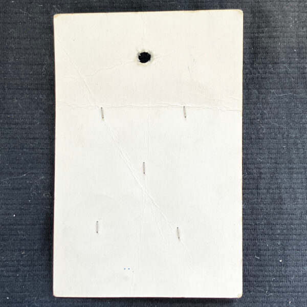 22mm Vintage Jewel-Tone Buttons Cream x5 On Card (BUT-036) - Image 3