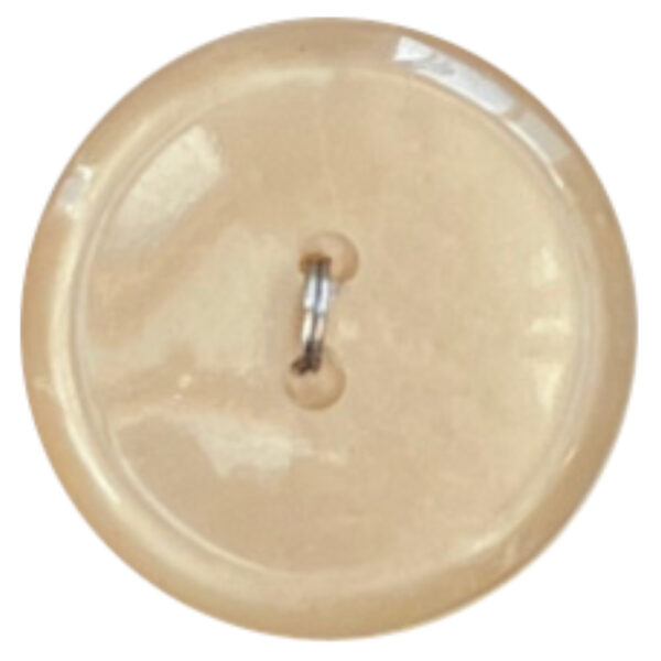 22mm Vintage Jewel-Tone Buttons Cream x5 On Card (BUT-036) - Image 2