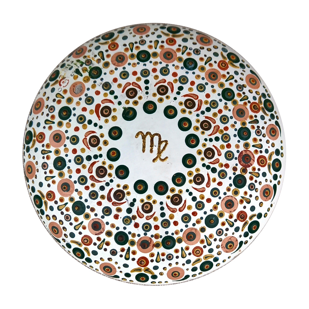 Two Concrete Stones Blank 140mm for Dot Painting Mandalas (CWWB-004) - Image 3