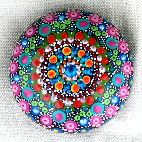 Four Concrete Stones Blank for Dot Painting Mandalas (CWWB-006) - Image 4
