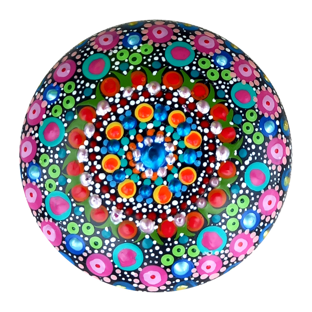 Two Concrete Stones Blank 140mm for Dot Painting Mandalas (CWWB-004) - Image 5