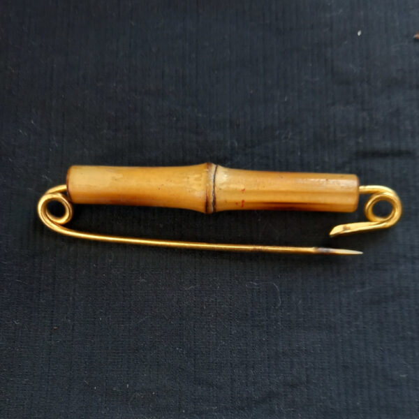 Vintage Bamboo Kilt Pin or Wool Jacket Pin (MIS-021) - Image 3