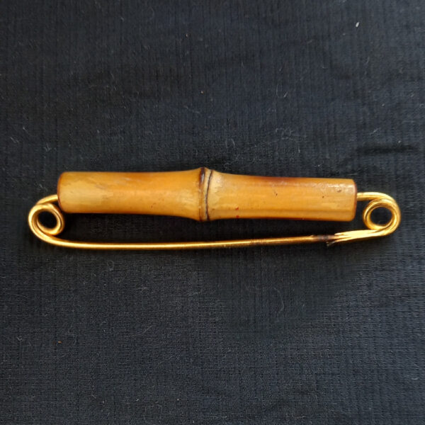 Vintage Bamboo Kilt Pin or Wool Jacket Pin (MIS-021) - Image 4