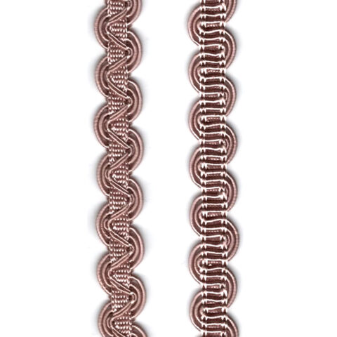 Gimp Upholstery Braid Trim Vintage Pink (UB-023) sold by the meter