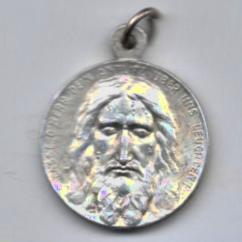 Vintage The Holy Face Shroud of Christ Medal (VCAJ-052)