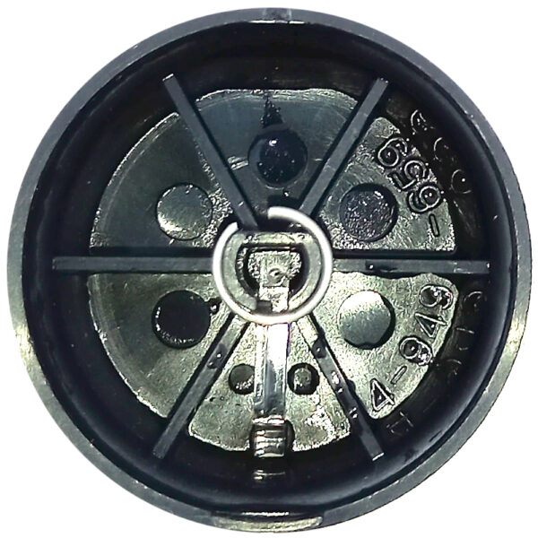 Vintage Plastic Knob Black 4-94-659 (ANAK-001) - Image 2