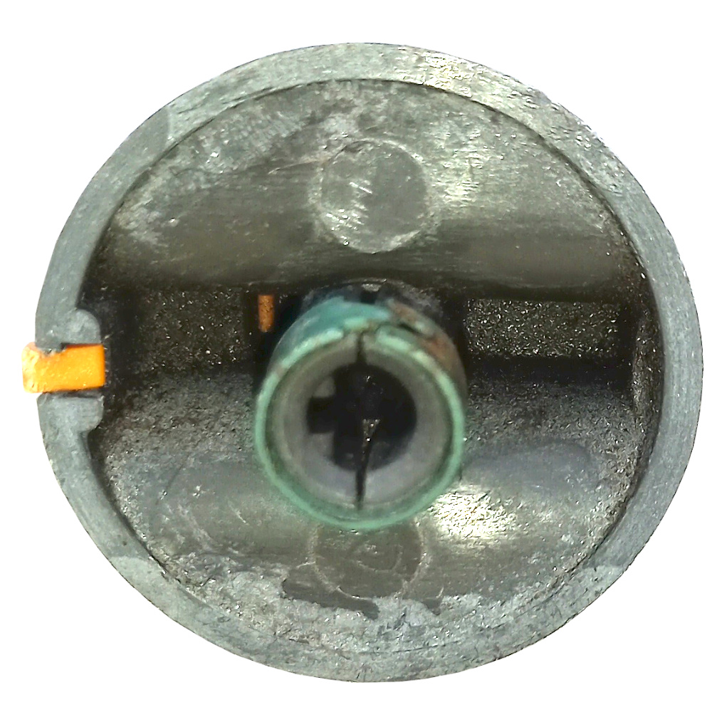 36mm Vintage Control Knob Dark Grey/Orange (ANAK-002) - Image 2